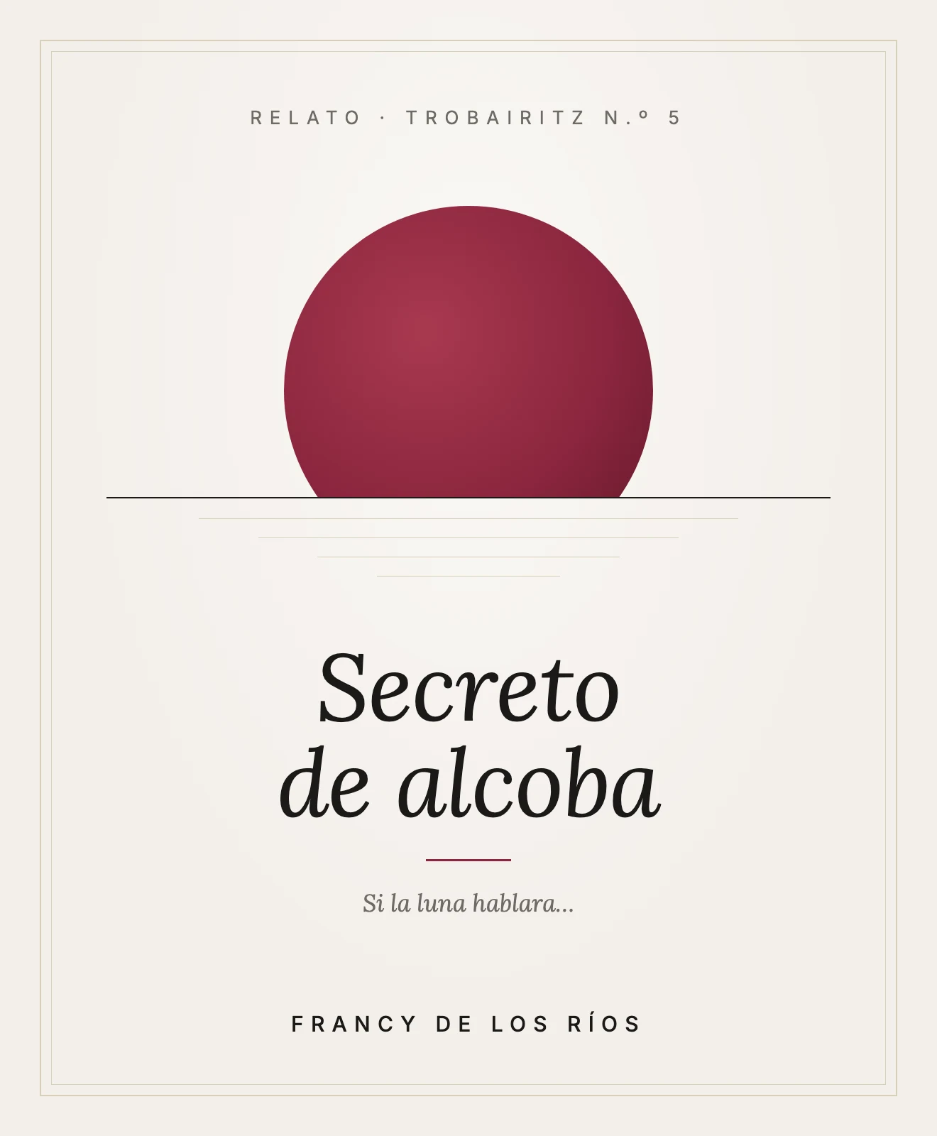 Portada de Secreto de Alcoba
